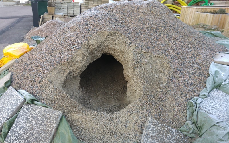 Snögrotta i Skåne…