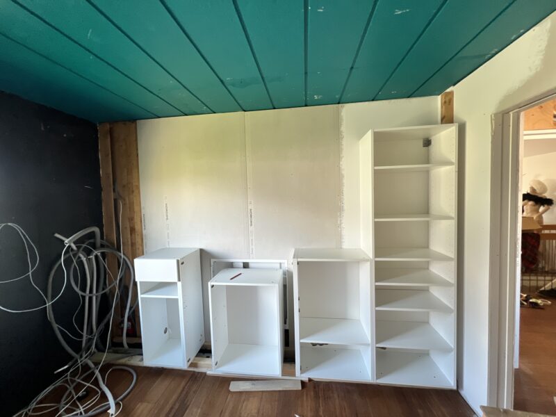 Slippa skåp i vardagsrummet